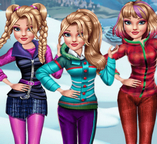 Барби:Зимние наряды на разный случай