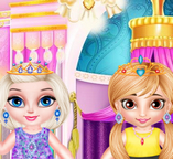 Эльза и Анна: Платья для маленьких сестричек принцесс