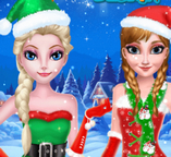 Замороженные сестры: Дизайн Рождественской прически